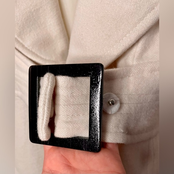 Cream Colored Jessica Simpson Peacoat - Picture 4 of 11